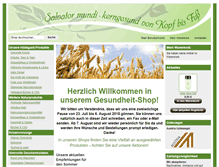 Tablet Screenshot of kraeuter-gesundheit-shop.at